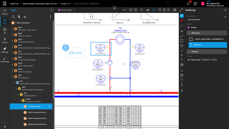 EPLAN Collaboration Apps joint reviewing process